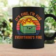 It's Fine I'm FineEverything's Fine Lil Dumpster Fire Cool Coffee Mug Gifts ideas