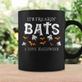 It's Freakin Bats I Love HalloweenQuote Coffee Mug Gifts ideas