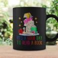 It's A Good Day To Read A Book Cute Elephant Reading Coffee Mug Gifts ideas