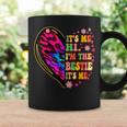 It's Me Hi I'm The Bestie It’S Me Love Leopard Heart Tie Dye Coffee Mug Gifts ideas
