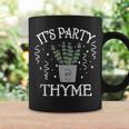 It's Party Thyme Herb Plant Cute Joke Outfit Idea Coffee Mug Gifts ideas