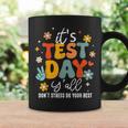It's Test Day Y'all Groovy Testing Day Teacher Student Exam Coffee Mug Gifts ideas