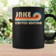 Jake Name Personalized Retro Vintage Birthday Coffee Mug Gifts ideas