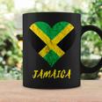 Jamaica Heart Jamaican Roots Jamaica Trip Jamaican Flag Coffee Mug Gifts ideas