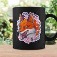 Japanese Fox Aesthetic Fox Sakura Anime Kitsune Coffee Mug Gifts ideas
