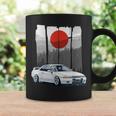 Jdm Skyline R32 Car Tuning Japón Rising Sun Drift Taza de café Ideas de regalos