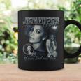 Jennifer Lopez Bootleg Portrait Black Tassen Geschenkideen