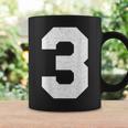 Jersey Number 3 Athletic Style Coffee Mug Gifts ideas