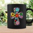 Jesus Christian Cross Flower Happy Easter Retro Coffee Mug Gifts ideas