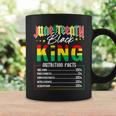 Junenth Black King Nutrition Facts Melanin African Men Coffee Mug Gifts ideas