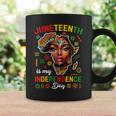 Junenth Is My Independence Day 1865 Black African Women Coffee Mug Gifts ideas
