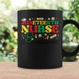 Junenth Nurse Groovy Retro African Scrub Top Black Women Coffee Mug Gifts ideas