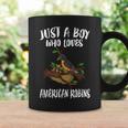 Just A Boy Who Loves American Robins Birds Coffee Mug Gifts ideas