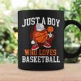 Just A Boy Who Loves Basketball Player Hoops Coffee Mug Gifts ideas