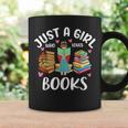 Just A Girl Who Loves Books Girls Books Lovers Coffee Mug Gifts ideas