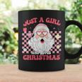 Just A Girl Who Loves Christmas Xmas Creative Santa Coffee Mug Gifts ideas