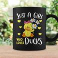 Just A Girl Who Loves Ducks Lovers Outfits Kawaii Animals Coffee Mug Gifts ideas