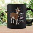 Just A Girl Who Loves Goats Cute Farm Animal Girls Women Coffee Mug Gifts ideas