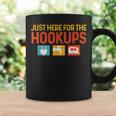 Just Here For The Hookups Motorhome Camping Rv Coffee Mug Gifts ideas