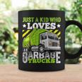 Just A Kid Who Loves Garbage Trucks For Boys Coffee Mug Gifts ideas