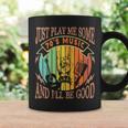 Just Play 70S Music Rock N Roll Lover Retro Vintage Quotes Coffee Mug Gifts ideas