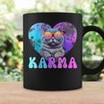 Karma Groovy Letters Concert Summer Heart Cat Lover Coffee Mug Gifts ideas