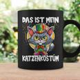 Karneval Katze Tassen, Schwarzes Das Ist Mein Katzenkostüm Outfit Geschenkideen