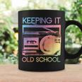 Keeping It Old School Retro 80S 90S Boombox Music Coffee Mug Gifts ideas