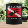 Key Largo Florida Scuba Dive Flag Souvenir Coffee Mug Gifts ideas