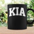 Kia Name Family Vintage Retro Sports Arch Coffee Mug Gifts ideas