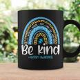Be Kind Autism Awareness Leopard Rainbow Choose Kindness Coffee Mug Gifts ideas