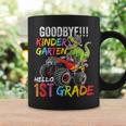 Kindergarten Boys Last Day Of School Dinosaur Monster Truck Coffee Mug Gifts ideas