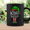 King Family Name Squad Group Matching Elf Christmas Coffee Mug Gifts ideas