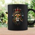 King Rasta Reggae Rastafarian Music Headphones Lion Of Judah Coffee Mug Gifts ideas