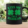 Kiss Me I'm A Redhead St Patrick's Day Irish Ginger Coffee Mug Gifts ideas