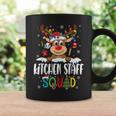Kitchen Staff Squad Reindeer Lunch Lady Christmas Coffee Mug Gifts ideas