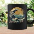La Gran Ola Y Las Montañas Arte Japonés Kanagawa Taza de café Ideas de regalos