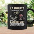 La Muerte Nos Sonríe A Todos Solo Los Camioneros Devuelven Taza de café Ideas de regalos