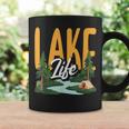 Lake Life Angeln Bootfahren Segeln Lustig Outdoor Tassen Geschenkideen