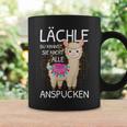 Lama Spruch Alpaka Lächle Du Kannst Sie Nicht Anspucken Lama Tassen Geschenkideen