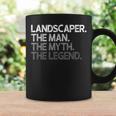 Landscaper Landscaping The Man Myth Legend Coffee Mug Gifts ideas