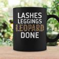 Lashes Leggings Leopard Done Lustiges Herbst Herbst Damen Tassen Geschenkideen