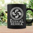 Lauburu Estilo Tribal Ligeramente Desgastado Taza de café Ideas de regalos