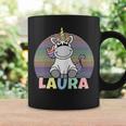 Laura Name Vorname Einhorn Regenbogen Personalisiert Tassen Geschenkideen