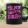 In My Lawyer Era Attorney Retro Groovy Law Student Coffee Mug Gifts ideas
