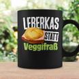 Leberkas Statt Veggifrß Anti Vegan Saying Tassen Geschenkideen