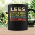 Lees Family Name Last Name Lees Coffee Mug Gifts ideas