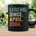 Legend Since April 2004 20Th Birthday Boy 20 Years Old Coffee Mug Gifts ideas