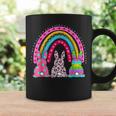 Leopard Rainbow Easter Bunny Rabbit Cute Happy Easter Coffee Mug Gifts ideas