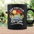 Let The Fun Be Gin Drinking Alcohol Lover Pun Coffee Mug Gifts ideas